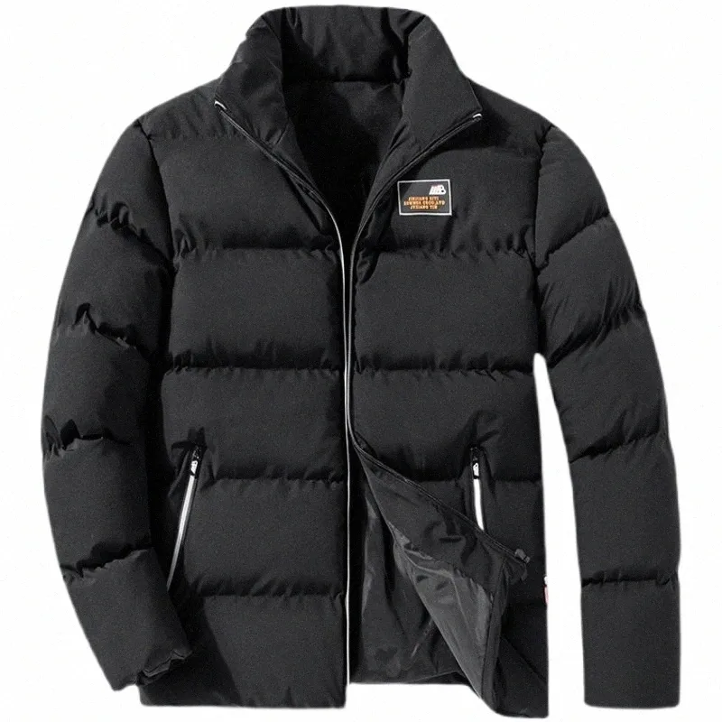 Herren Fi Mantel Lässige Parkas Männlich Winter 2021 Dicke Windjacke Klassische winddichte LG-Ärmel Busin MOOWNUC 12ca #