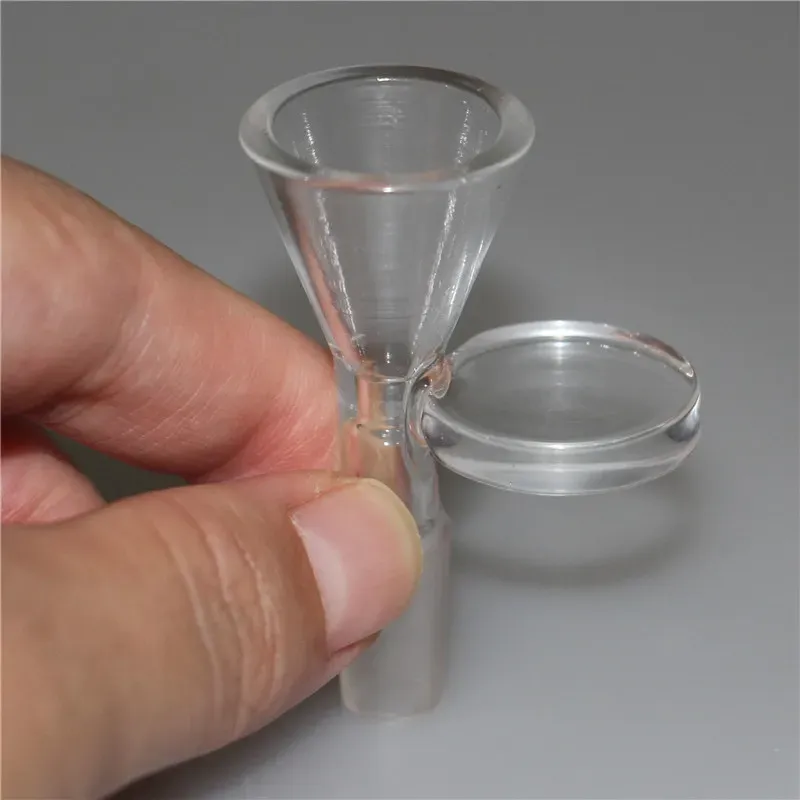 Smoke Dry Herb slide glass bowls 10mm 14mm 18mm with flower snowflake filter bowl for Bongs Ash Catcher smoking Bowls