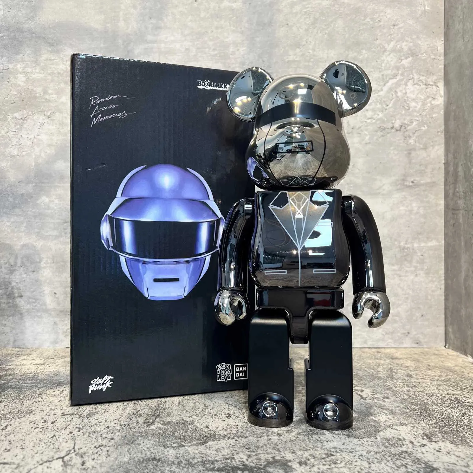 bearbrick x fragment 400% Cyberpunk Daft Punk Joint Bright