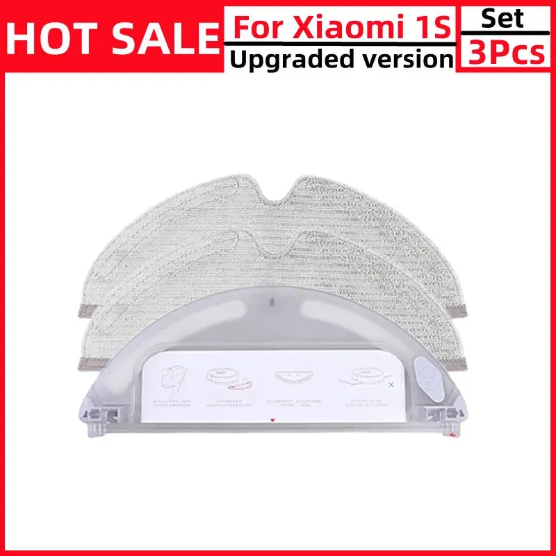 Leksaker lämpliga för Xiaomi dammsugare 2 delar mopp tygvatten tankfilter för Xiaomi Roborock S50 S51 S5 S6 S55 T60 T61 Tillbehör