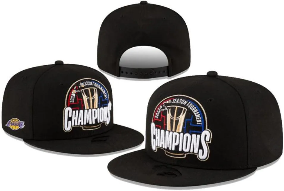 Los Angeles "Lakers''Ball Caps 2023-24 unisexe luxe mode coton Champions casquette de baseball chapeau snapback hommes femmes chapeau de soleil broderie printemps casquette d'été en gros a17