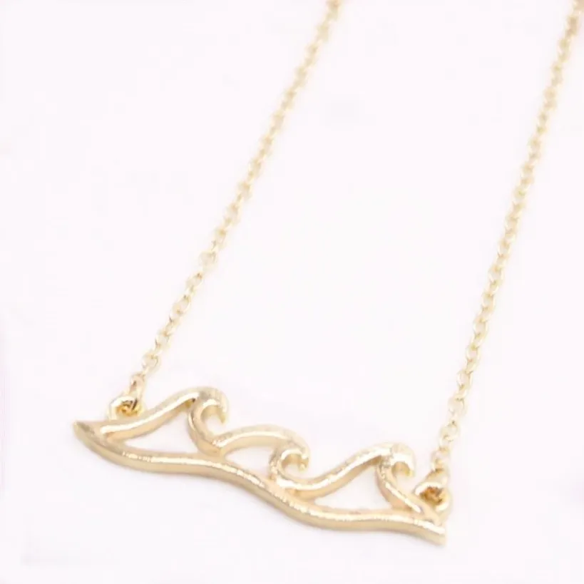 South American style pendant necklace Wave form necklace attractive gifts for women Retail and whole mix2004