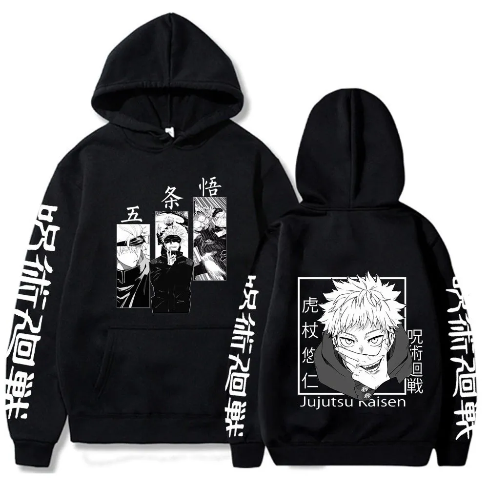 Jujutsu Kaisen Hoodie - Anime Print Mens Sweatshirt, Yuji