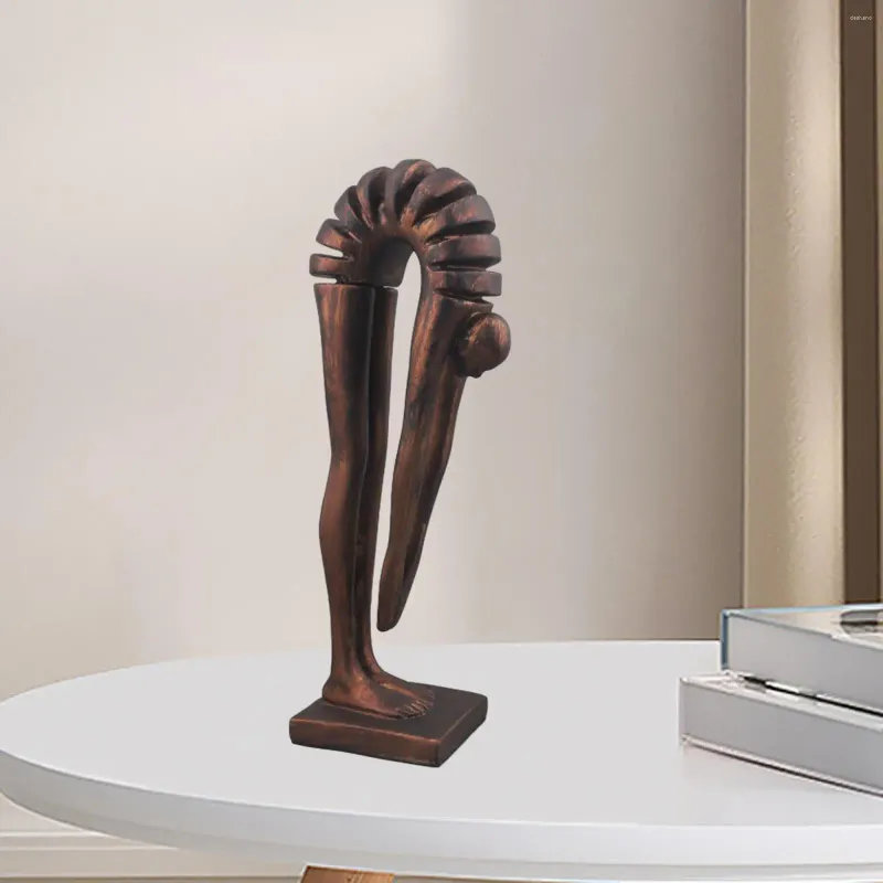 Decorative Figurines Abstract Human Sculpture Modern Art Ornaments Resin Home Office Desk Decor For Study Room Studio Living Bookshelf