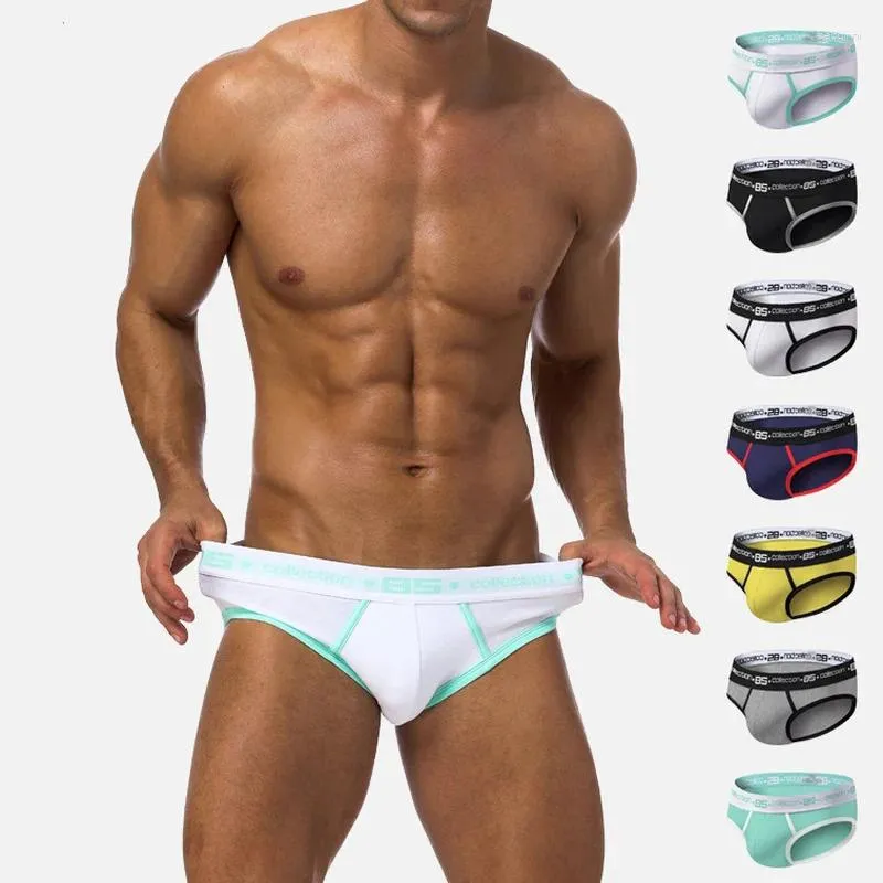 Underbyxor män underkläder cuecas masculina gay trosor bomull calzoncillo hombre slip sexig bikini jock rand nattkläder tanga 2xl