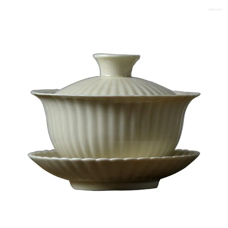 TeAware Setleri Özel Özelleştir Çin Çay Seti Seramik Taşınabilir Çaydan Seyahat Gaiwan Cups Tören Çay Fincanı Güzel Hediyeler