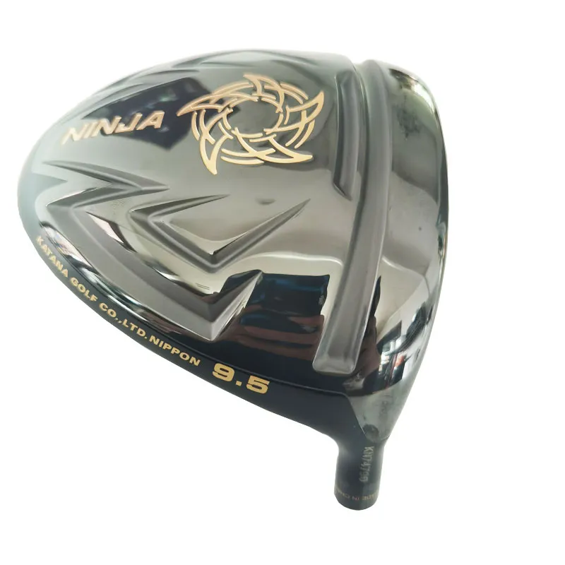 Mazze da golf Head KATANA NINJA Testa da golfista da uomo Testa da golf per destrimani Nera 9.5 o 10.5 Loft