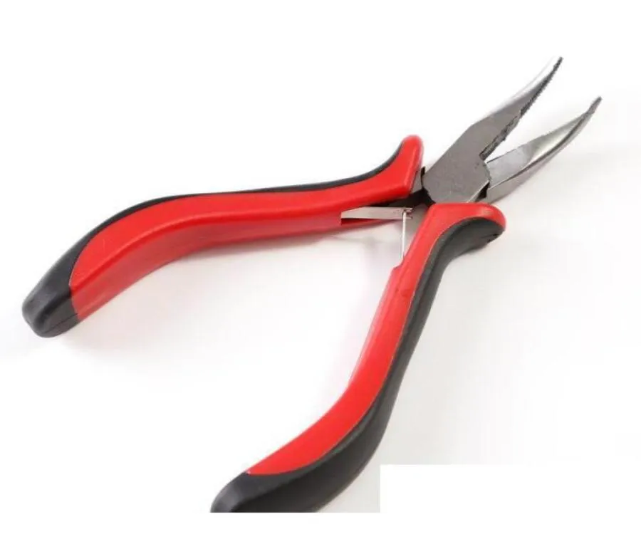 whole hair extension pliers hair extension tools straight and curved pliers Hand Tools 5442392