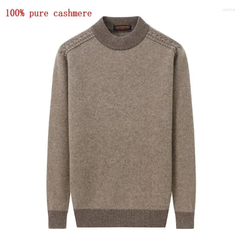 Männer Pullover Ankunft Mode Hohe Qualität Reinem Kaschmir Pullover Mit Rundhals Basis Für Wärme Verdickung Größe XS-3XL4XL5XL