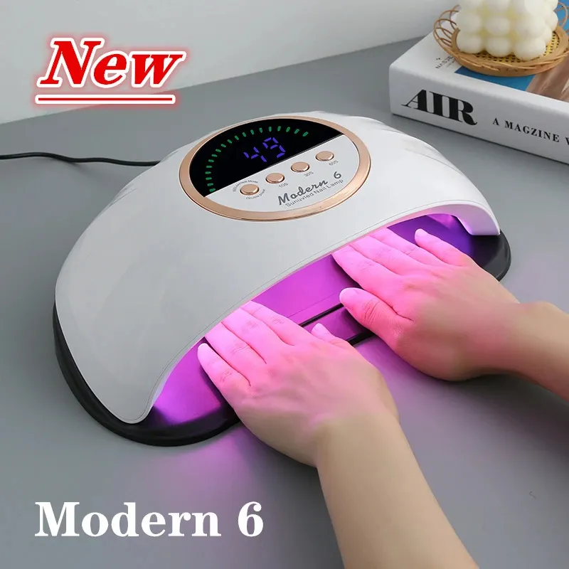 Profissional 69leds secador de unhas uv led lâmpada do prego com sensor de movimento manicure salão ferramenta equipamento para curar todo o gel unha polonês 240315