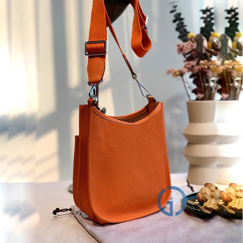 7A Luxus Designer Lady Nobility Handtaschen Tasche Schulter Umhängetasche Tragetaschen Echtes Togo-Kalbsleder Weiche Haut Geldbörse Geldbörsen Messenger Mini-Stil Groß 30 cm