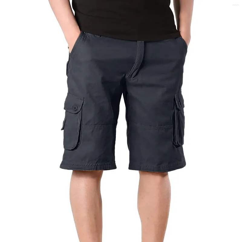 Shorts Cargo pour hommes, pantalons de randonnée multi-poches, confortables et respirants pour hommes en plein air, je m'adapte aux hommes sous le genou