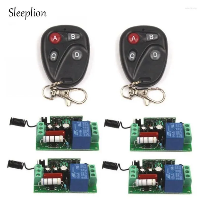 Wireless Remote Control Kit: 433MHz Relay Switch, 110V 10A 1CH Receiver ...