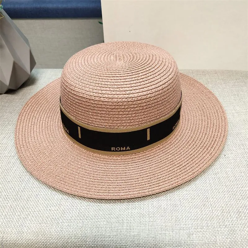 Casquette de luxe à la mode pour femmes, chapeau de styliste à bord avare, protection solaire décontractée, jardin de station décontracté