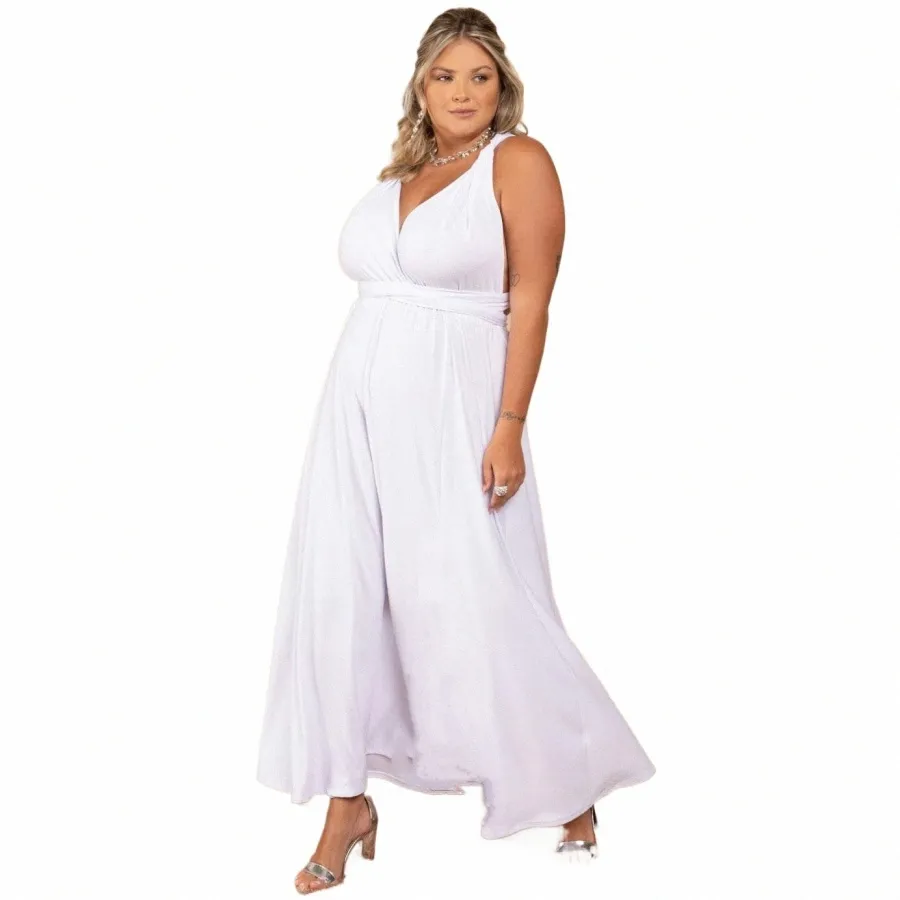 Sexy femmes Multiway Wrap convertible Boho Maxi rouge pansement Lg Dres grande taille fête demoiselles d'honneur infini Robe Lgue Femme S4j4 #