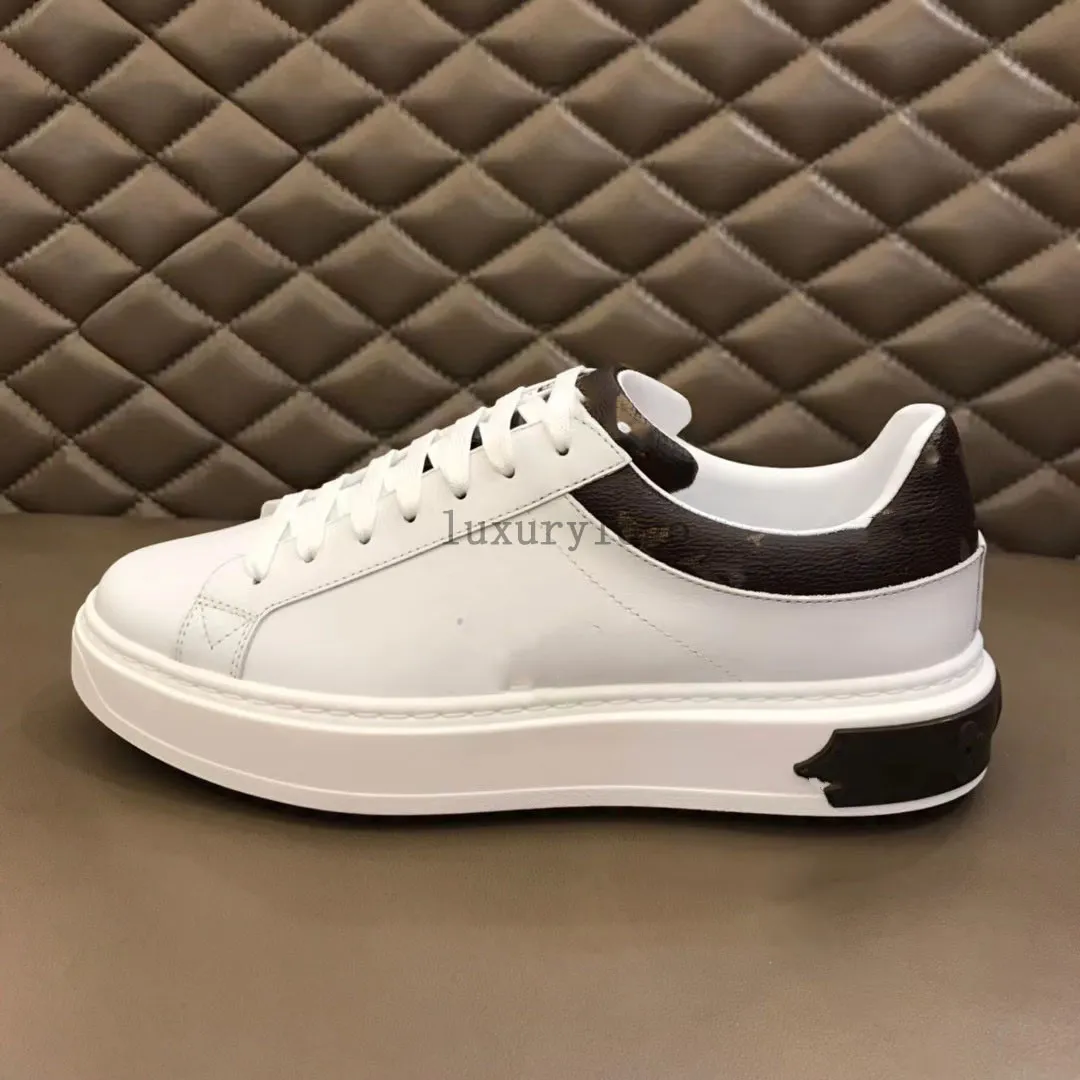 Designer TIME OUT Luxusschuh Herren Freizeitschuhe Modemarke Designer Sneakers braunes Leder Unisex Herrenschuh Echtleder Trainer 3.20 06