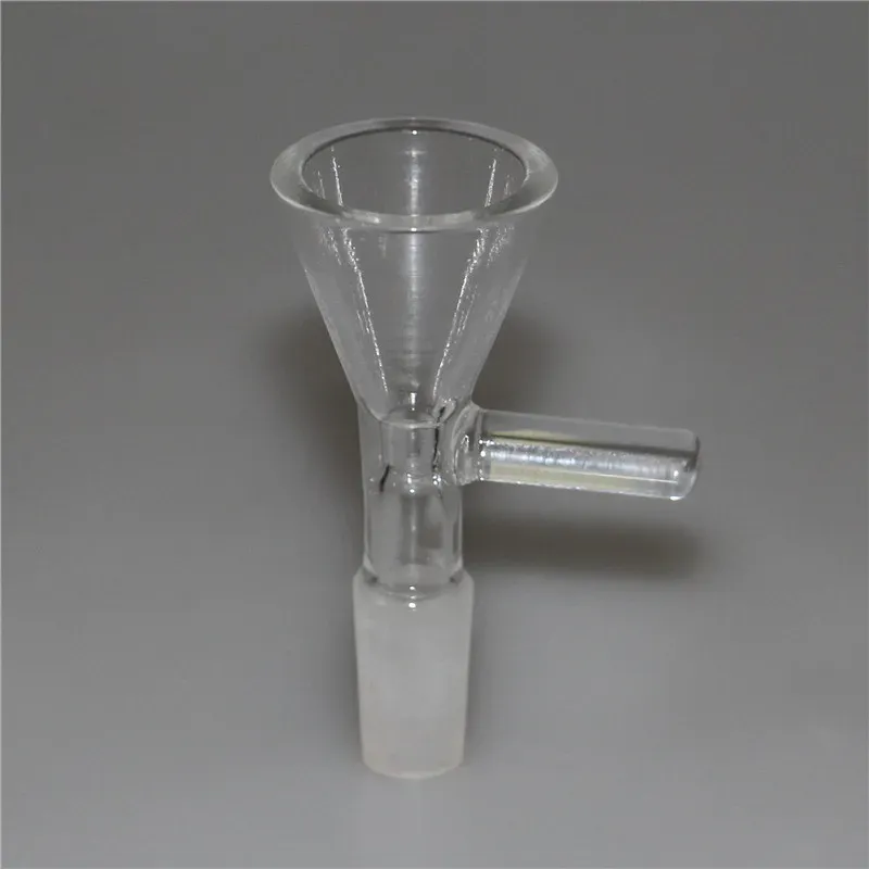 Smoke Dry Herb slide glass bowls 10mm 14mm 18mm with flower snowflake filter bowl for Bongs Ash Catcher smoking Bowls
