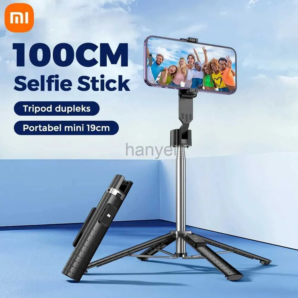 Selfie Monopods 100cm selfie Stripod Statyw Multifunkcyjny uchwyt telefonu komórkowego z uchwytem sterującym Bluetooth dla smartfonów 24329