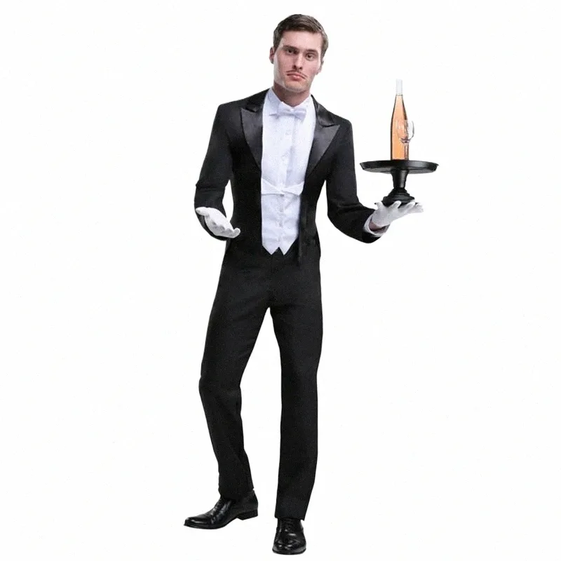 hotel waiter Men Women Chef Jackets Summer Double-breasted Waiter Kitchen Hotel Restaurant Uniforms Bakery Cafe q6d9#