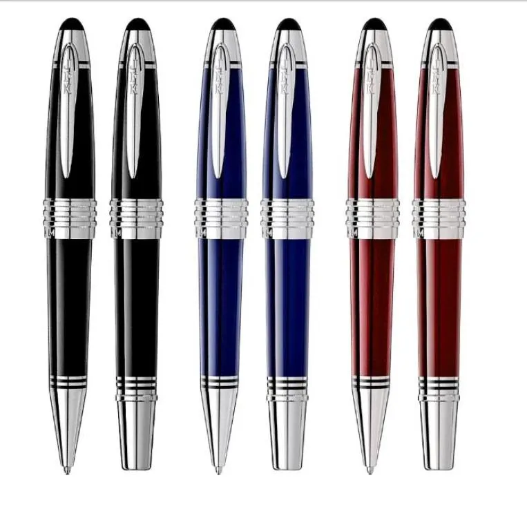 Promotion Pen Great John Kennedy Luxury Dark Blue Metal Fountain Rollerball Ballpoint Pens Office School Classic With JFK Serial N1785037