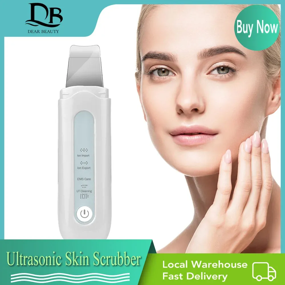 Acessórios purificador da pele ultra-sônico recarregável íon profunda limpeza facial vibração massageador acne remoção de cravo limpador cuidados faciais spa