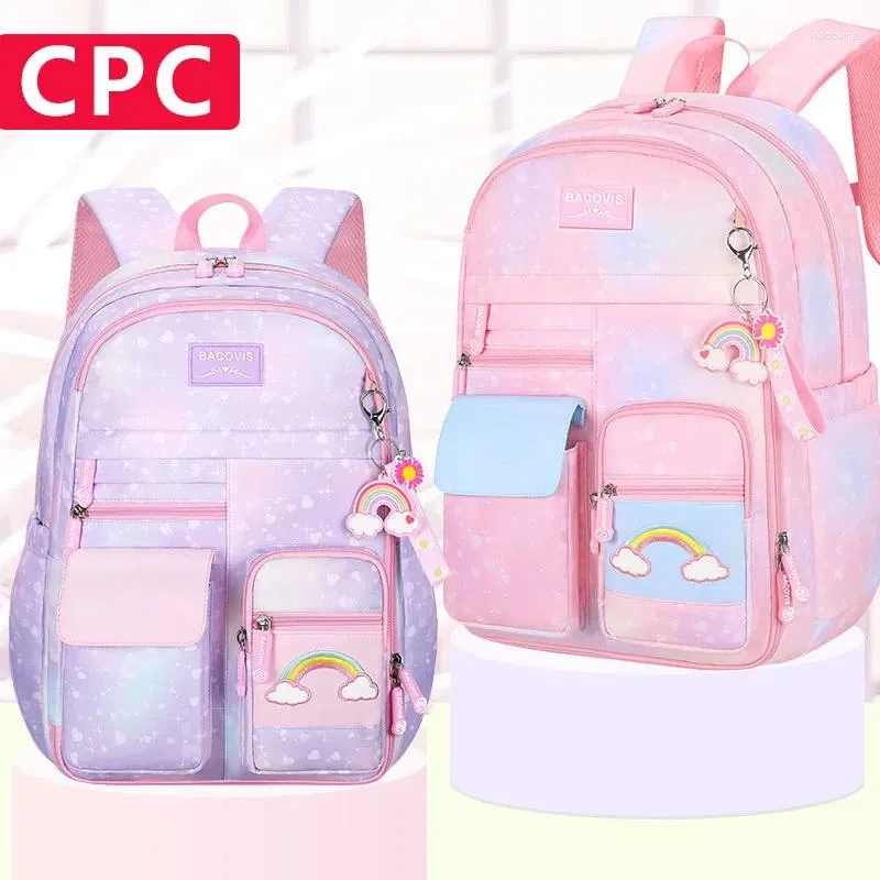 Sacs d'école enfants fille sac à dos sac rose pour enfant enfant adolescent cartable primaire Kawaii mignon imperméable