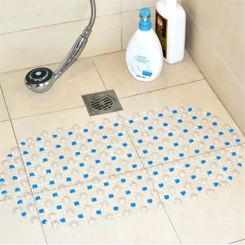 Tapis de bain taille salle de bain tapis Massage antidérapant Rectangle douche grande tasse anti-dérapant doux baignoire aspiration