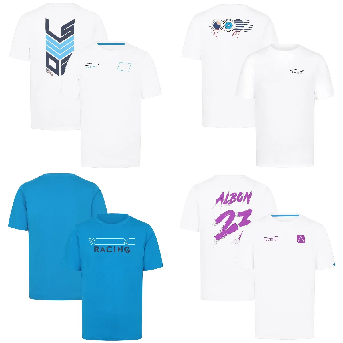 F1 Team Racing 2024 T-Shirt Formel 1 Herrenfahrer Fans T-Shirt Sommer-Sport-Marke Kurzärmeles Jersey Männer Frauen T-Shirt Tops