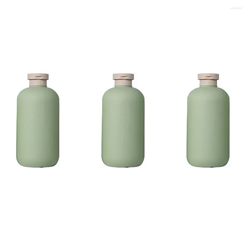 Liquid Soap Dispenser 3 Pcs Shower Gel Bottle Travel Bottles With Flip Cap Cleaning Supplies