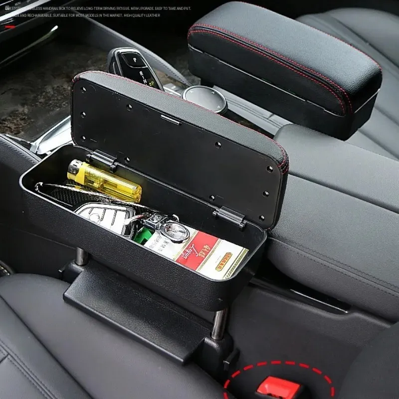 Auto Armlehne Box Ellenbogen Rest Pad Armlehne Extender Universal Konsole Lagerung Organizer Höhenverstellbare Ellenbogen Unterstützung