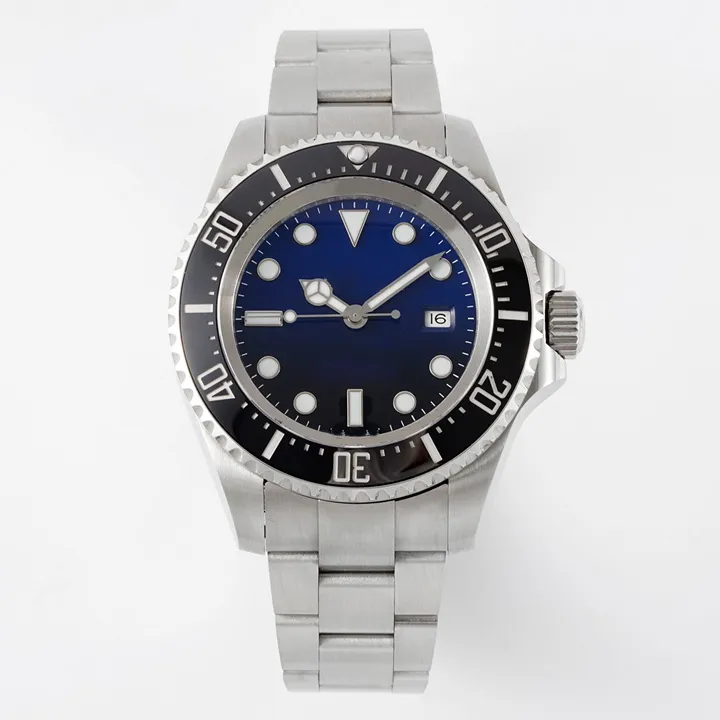 Lyxklocka Watchmen Automatisk mekanisk rörelse Titta på 43mm keramisk ram Sapphire Crystal Watch rostfritt stål remsa Lumimous vattentät Montre de Luxe