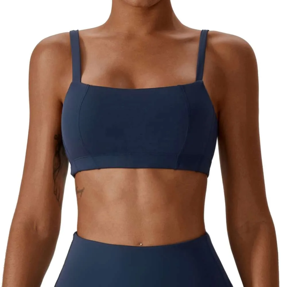 Lu Align – soutien-gorge de Yoga rembourré et léger pour femmes, Push-Up, Sexy, léger, sport citron, 2024