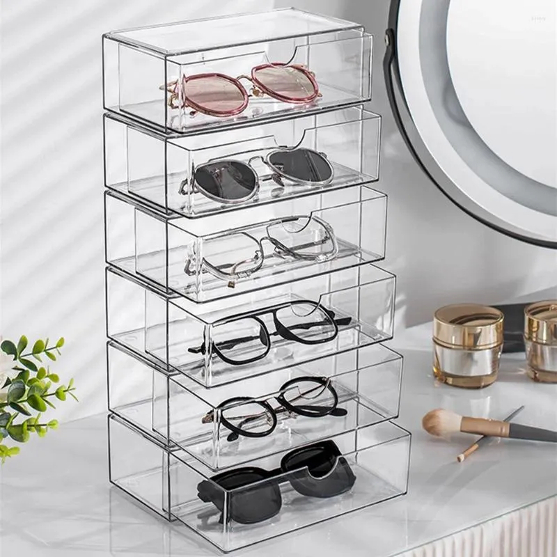 Decorative Plates Drawer Storage Box Sunglasses Organizer Trays Case Display The Pet Portable Travel Cabinet