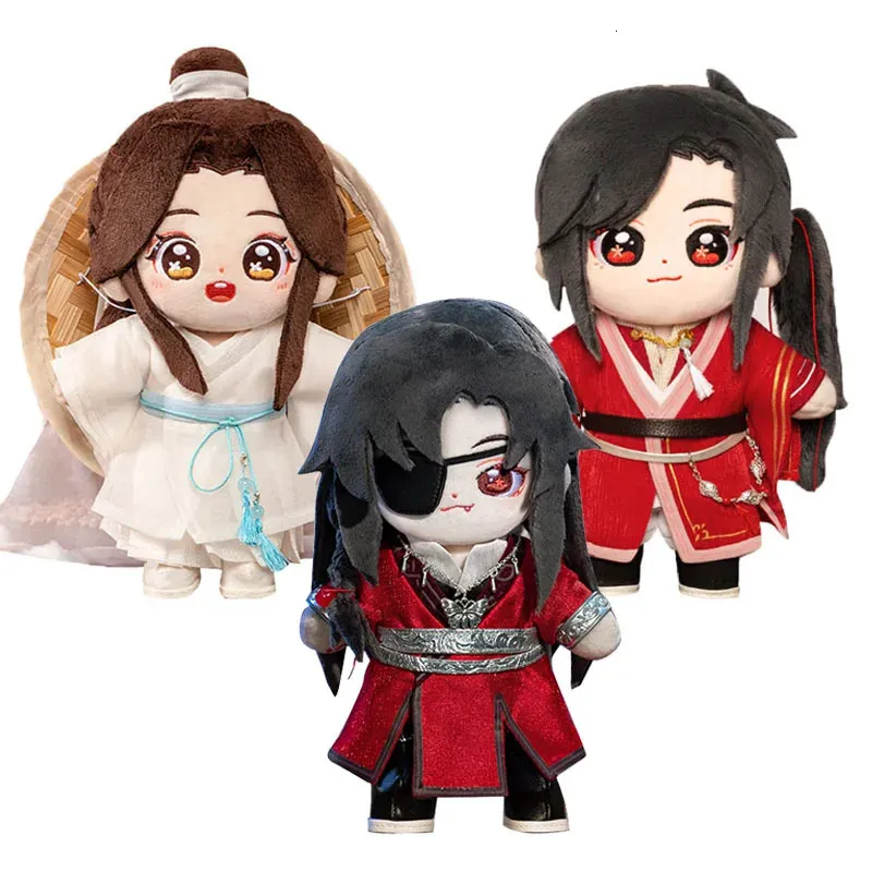 مسؤولو الجنة نعمة هوا تشنغ Xie Lian Plush Toy Tian Guan Ci Fu Doll Plushie Cosplay Figure Gift 240328