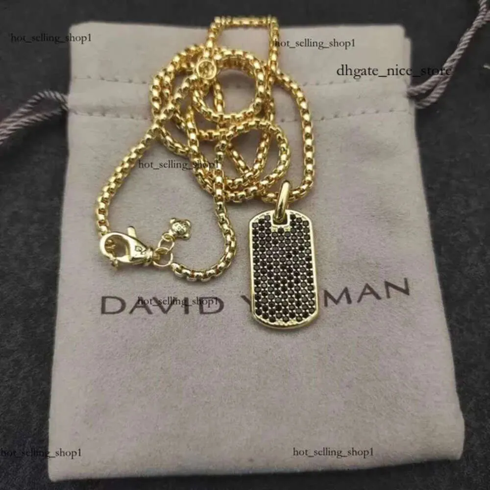 Dy Men ring David Yurma Rings for Woman Designer Jewelry Silver Dy Halsband Mens lyxiga smycken Women Man Boy Lady Gift Party 266
