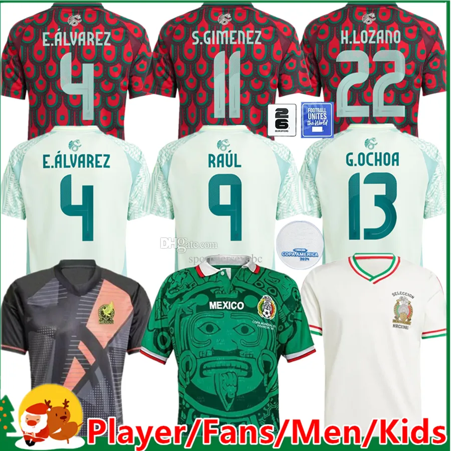 2024 Mexico Soccer Jersey, Mens and Womens Football Shirt