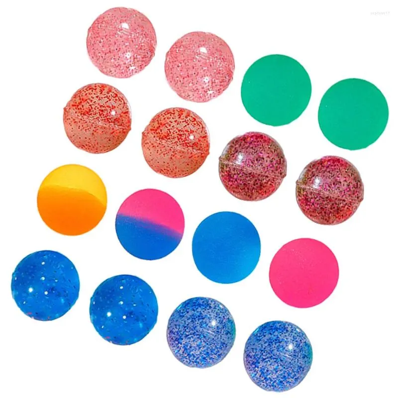 Parti Dekorasyonu 100 PCS Renkli Bouncy Balls Çocuk Dekor Kauçuk Dekoratif Elastik Sıçrama