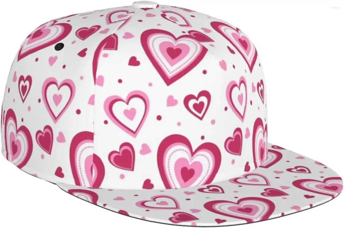 Cappellini da baseball per San Valentino, caramelle, cappello da baseball, sole, camionista da esterno, misura regolabile per donna uomo