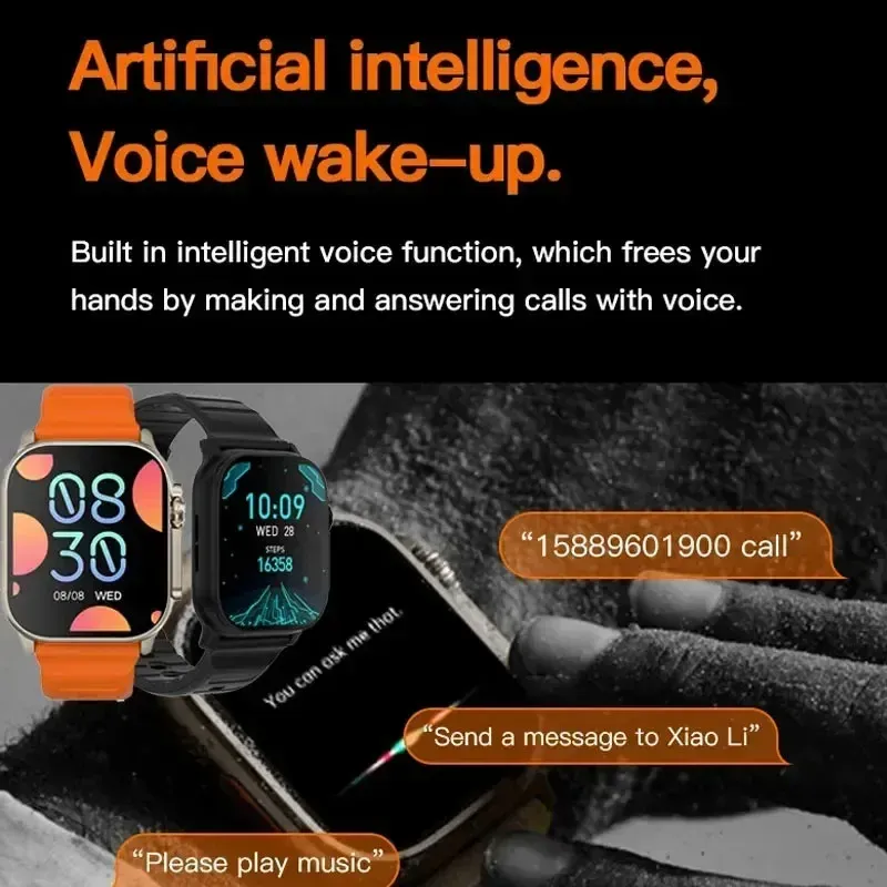 New Smart Watch 9 Ultra Gen 2 Watch Ultra Iwo Watch Ultra NFC SmartWatch Series 9 Bluetooth Call 2 2 Wireless Fitness Watch Airviva 2 406 DHgate