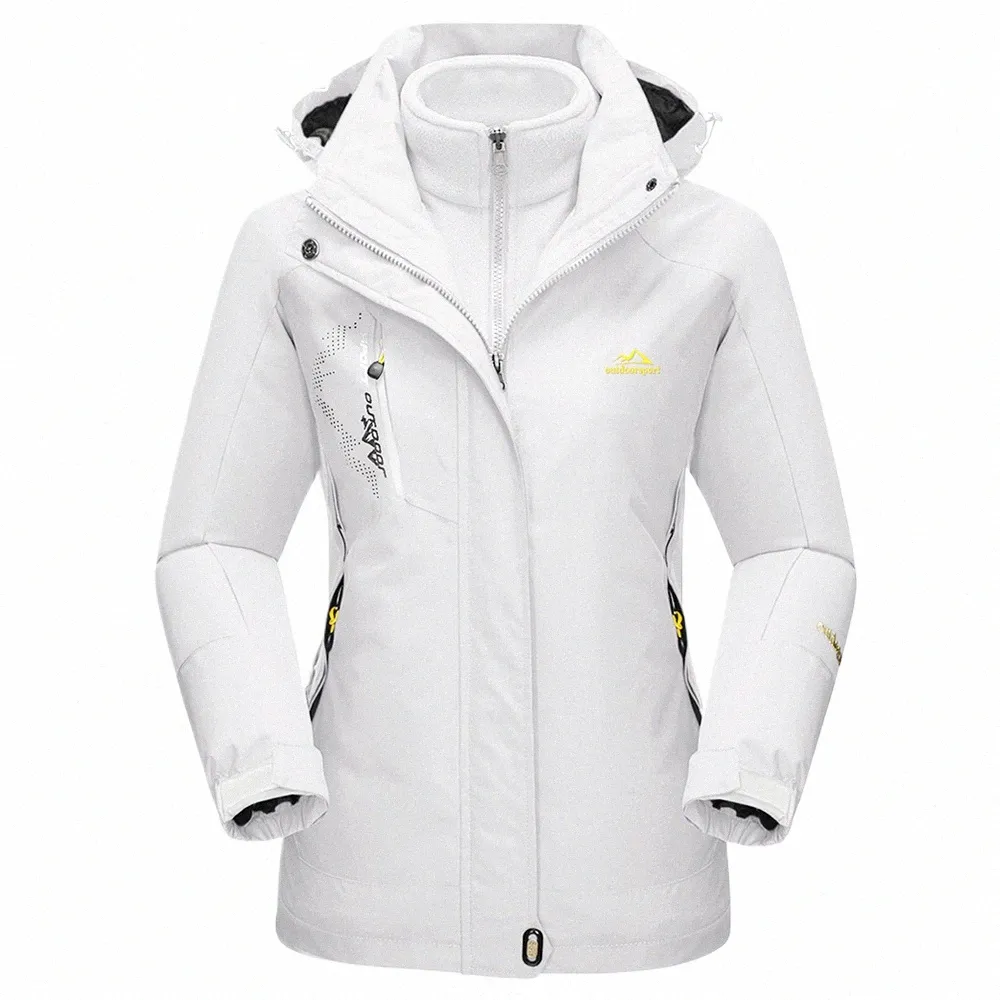 Tacvasen 3 in 1 giacca in pile invernale da donna impermeabile da sci giacche da snowboard cappotto da pioggia da esterno giacca a vento femminile Parka w3xx #