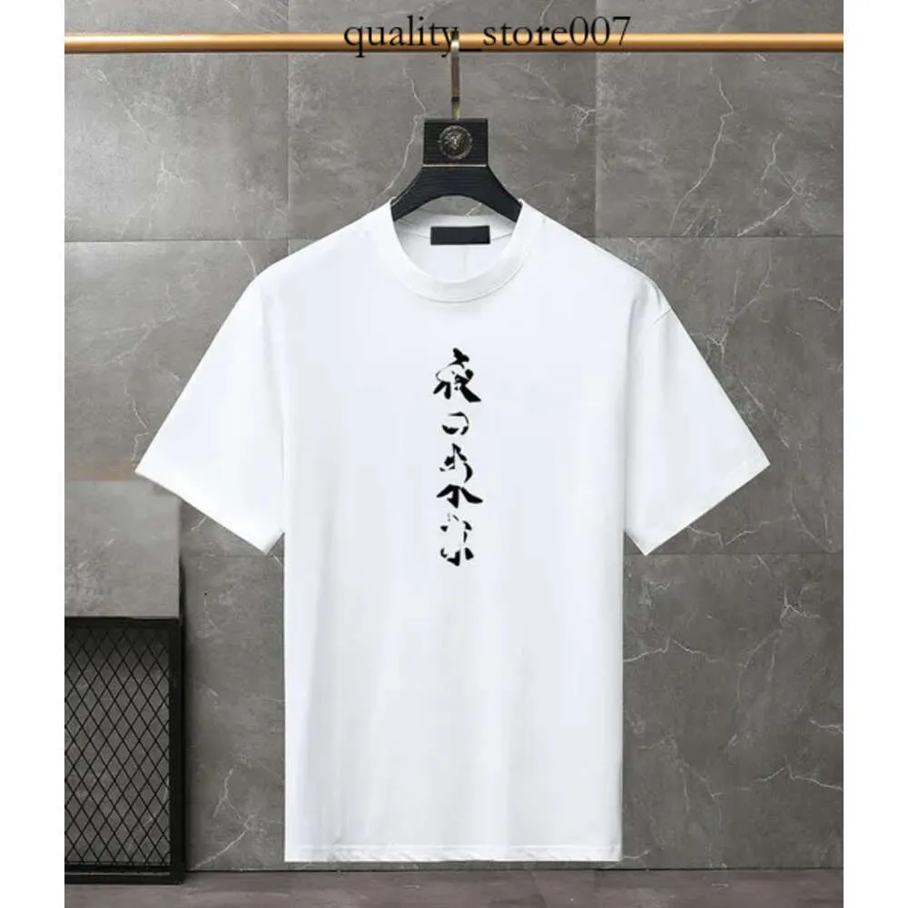 Męski projekt designerski t koszule moda czarny biały krótki rękaw luksusowy wzór liter T-shirt Rozmiar 340