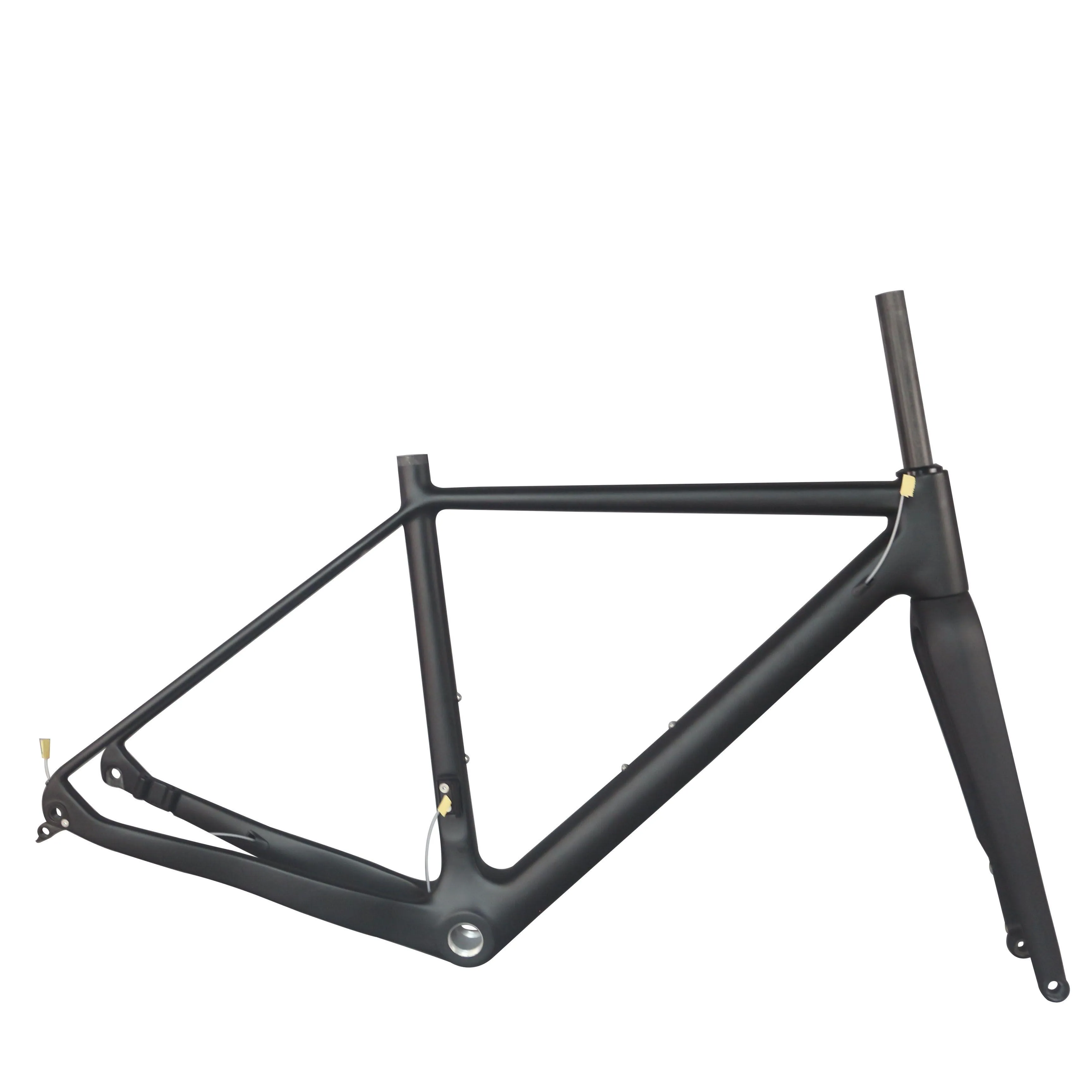 Cadres de vélo Superlight Fl Carbon Gravel Cadre de vélo Gr029 Cyclocross BSA Pédalier Fourche 100x12mm ou 100x15mm Drop Livraison Spor DHPVN