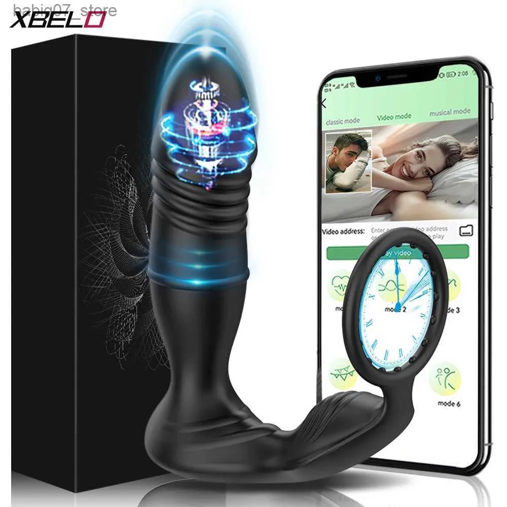 Autres articles de massage Stimulateur masculin masseur de prostate application Bluetooth vibrateur masseur anal mâle masseur anal mâle Q240329