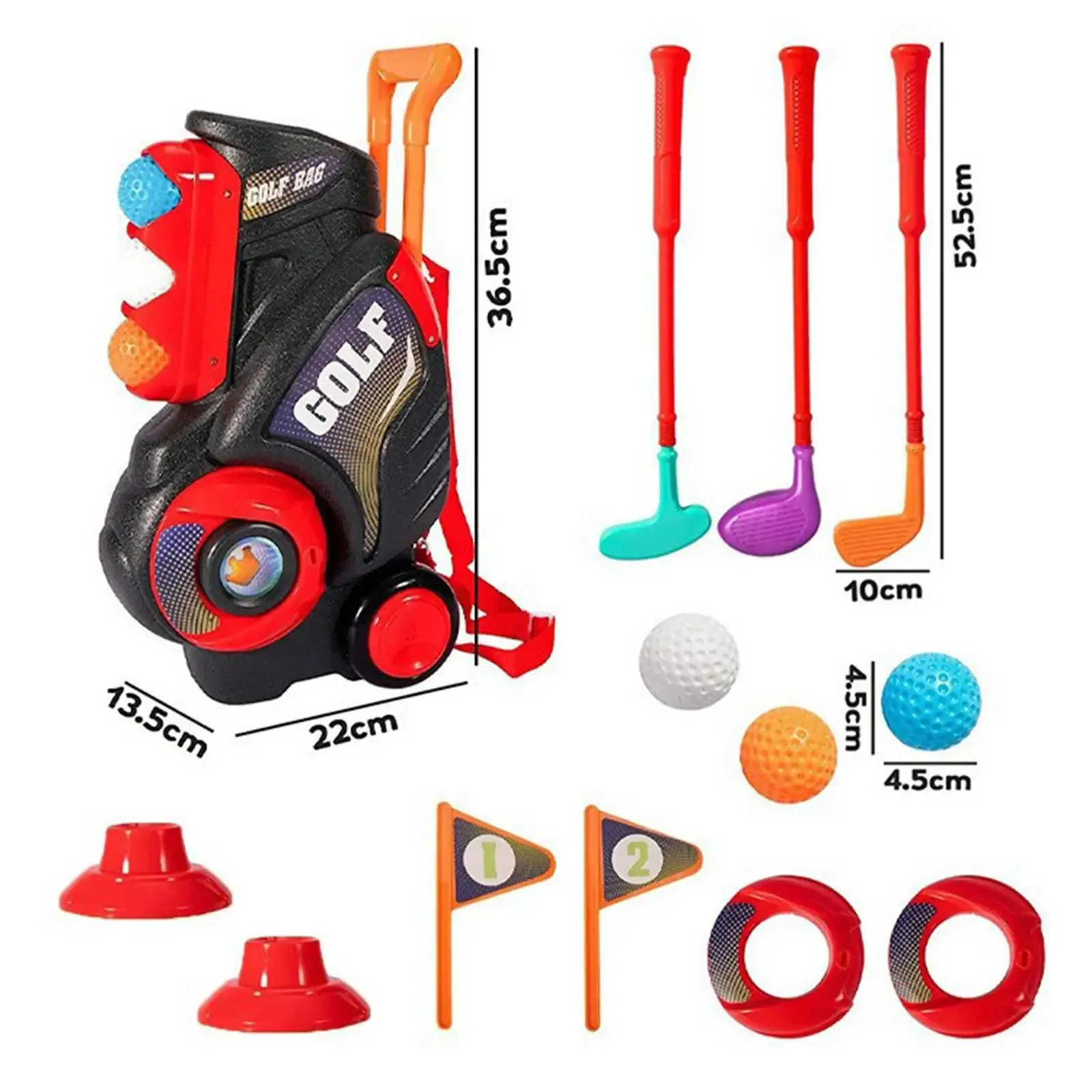 Toddlers Golf Set, Kids Golf Clubs, Putter Parent Child Interaction Kids Golf