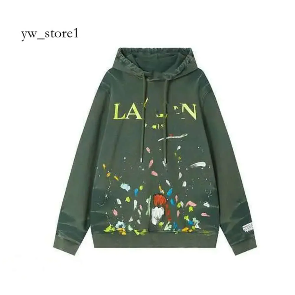 lanvis hoodie Sweats à capuche pour hommes Sweats à capuche Lanvin Designer Lanvins Pull Hommes et Femmes Sweat Lettre Spot Imprimé lâche et confortable 8651