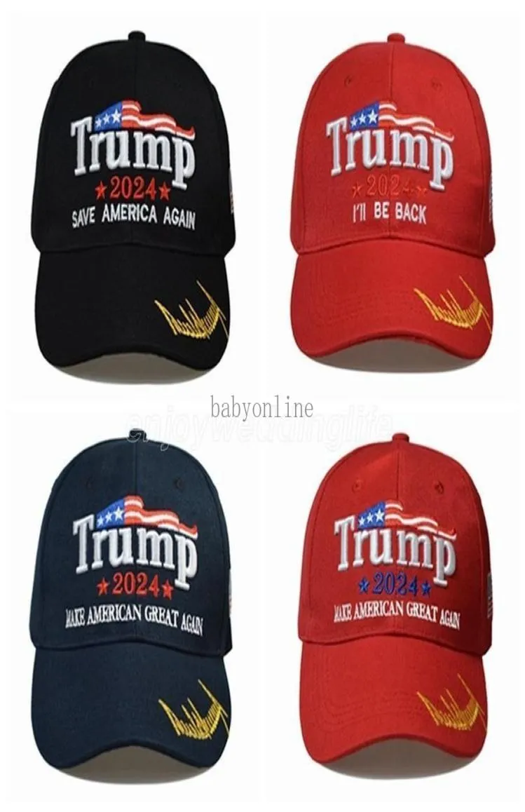 8 styles le plus récent 2024 Trump casquette de baseball USA élection présidentielle TRMUP même style chapeau brodé queue de cheval casquette coton dos 5564081