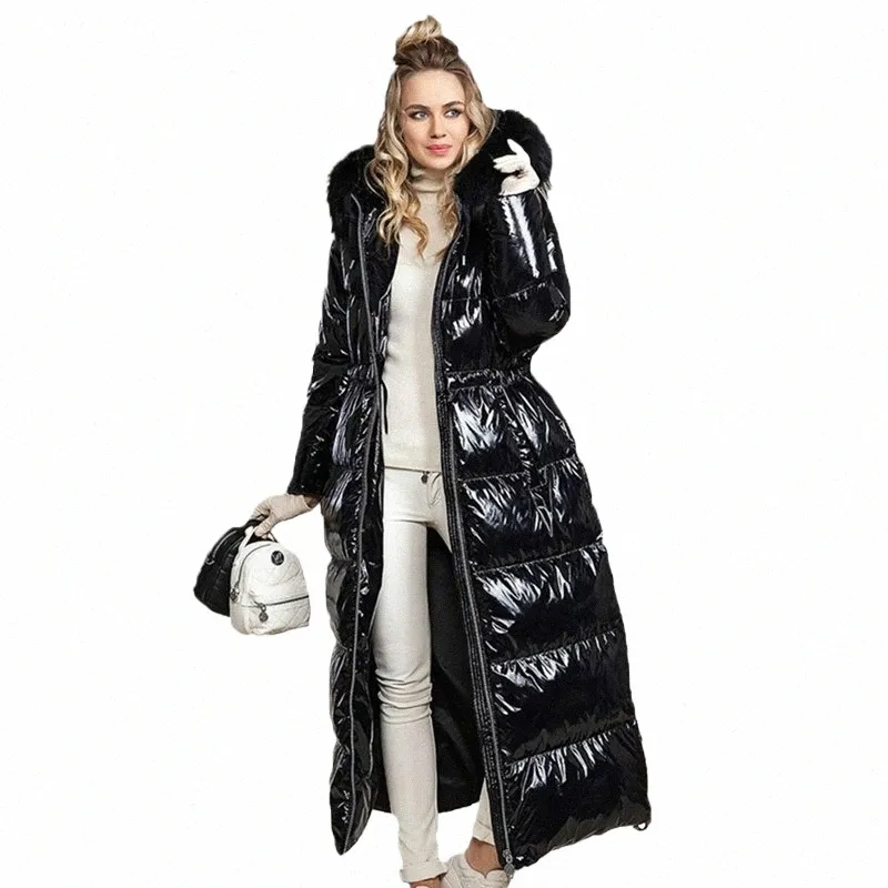 Ceprask 2023 New Fi Winter Coat Women X-LG عالية الجودة كوت سميكة باركاس باركاس محطمة