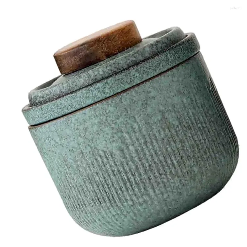 Zestawy herbaciarni 1 Set Ceramic Tea Service Cup Portable z obudową do przenoszenia (Matcha Green) Cips Ceramics Ceramika