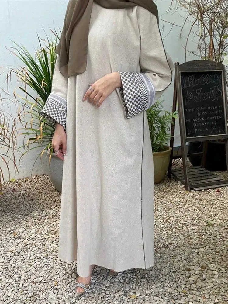 Elegant Linen Abaya - Modest Muslim Dress, Ramadan Prayer Clothes, Dubai  Style Kaftan Robe for Women, Turkey Islamic Clothing from Dhgate Ethnic  Clothing - price 49.99