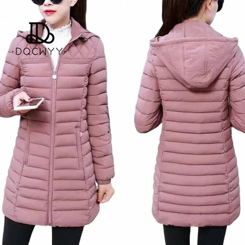 women's Jacket Fi Loose Down Cott Women Coats Parkas Casual Warm Outerwear Hooded Winter Jacket Oversize 6XL Overcoat 85ZB#